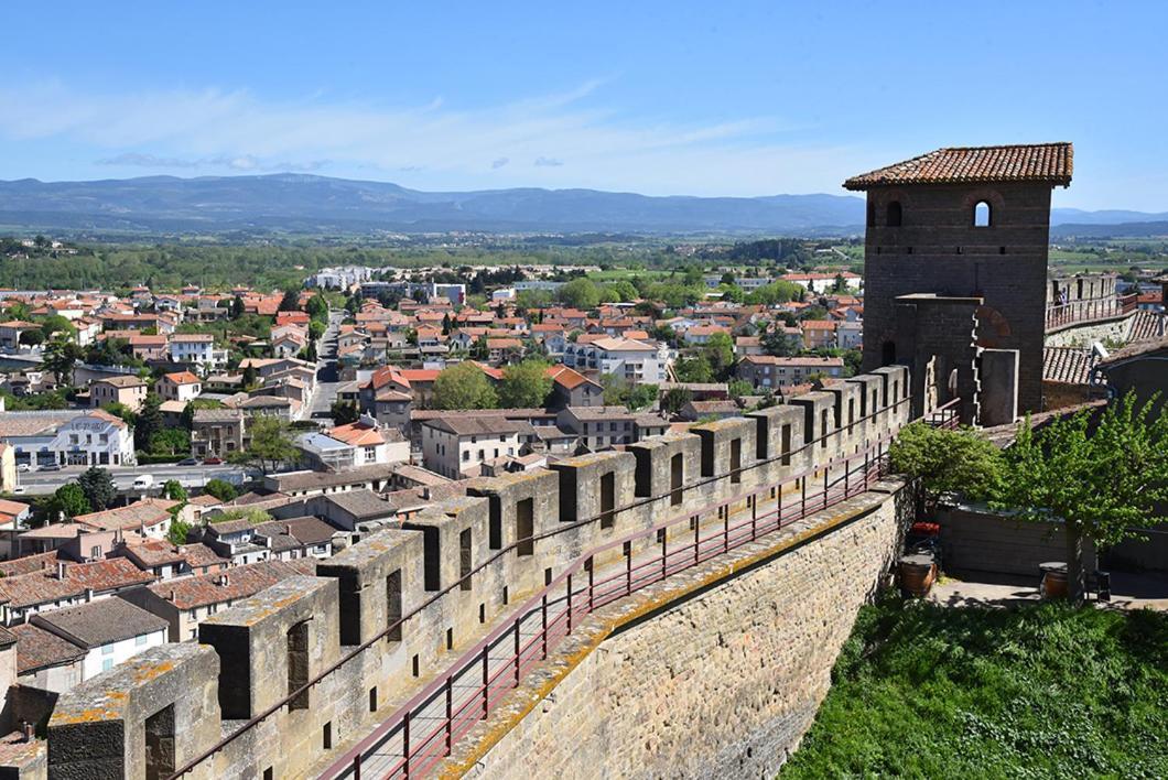 Tout Confort ! Calme, Climatisation, Parking Gratuit, Grande Terrasse, Ascenseur, Wifi Carcassonne Dış mekan fotoğraf