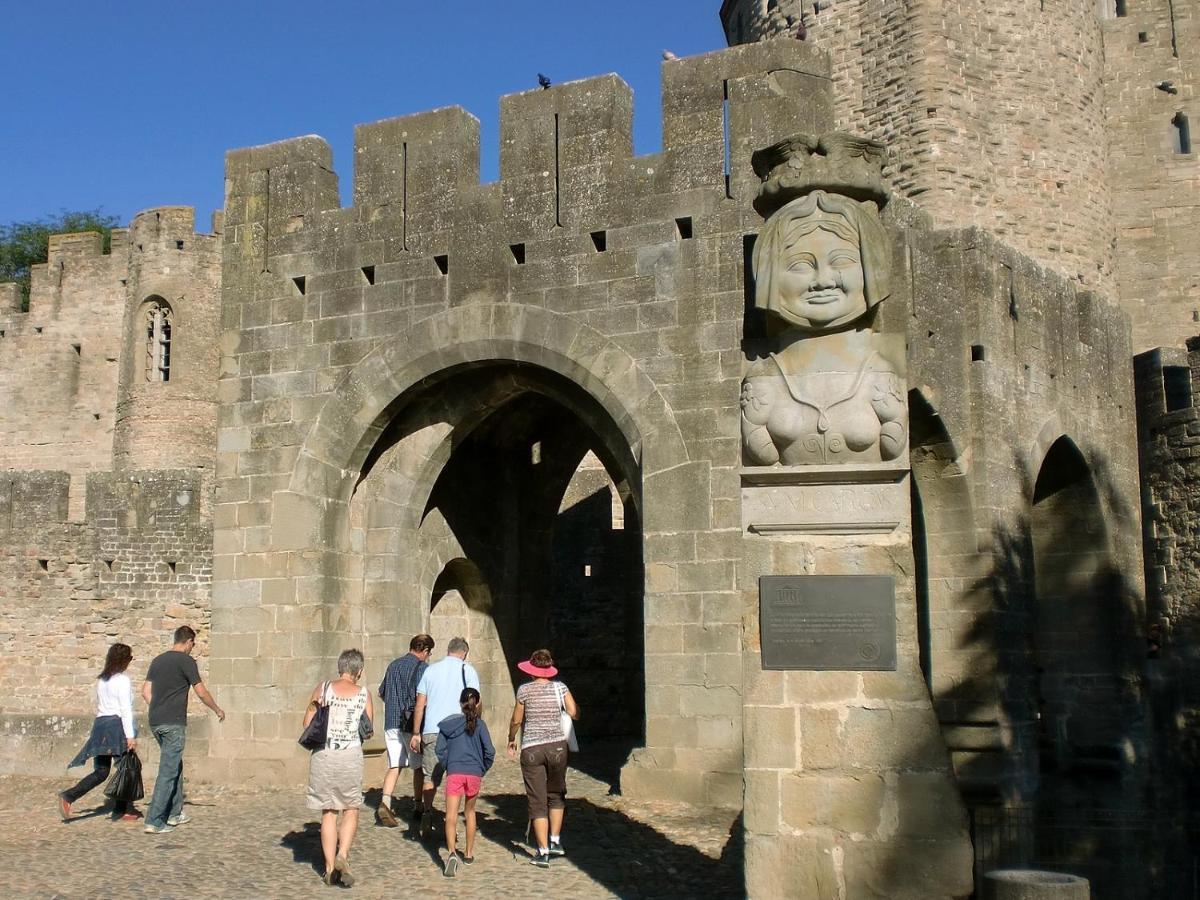 Tout Confort ! Calme, Climatisation, Parking Gratuit, Grande Terrasse, Ascenseur, Wifi Carcassonne Dış mekan fotoğraf