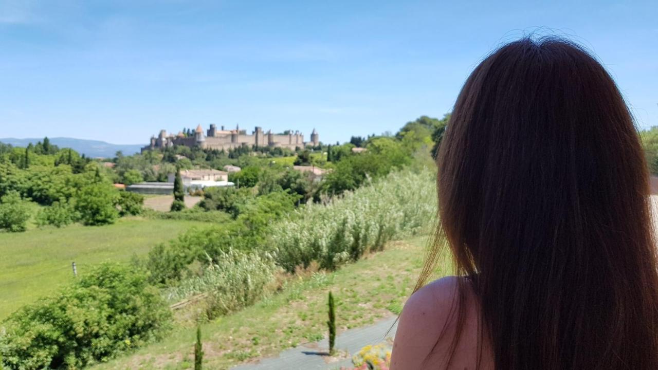 Tout Confort ! Calme, Climatisation, Parking Gratuit, Grande Terrasse, Ascenseur, Wifi Carcassonne Dış mekan fotoğraf