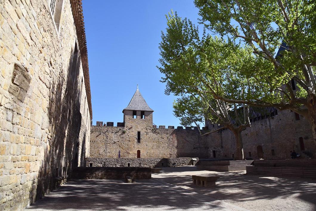 Tout Confort ! Calme, Climatisation, Parking Gratuit, Grande Terrasse, Ascenseur, Wifi Carcassonne Dış mekan fotoğraf