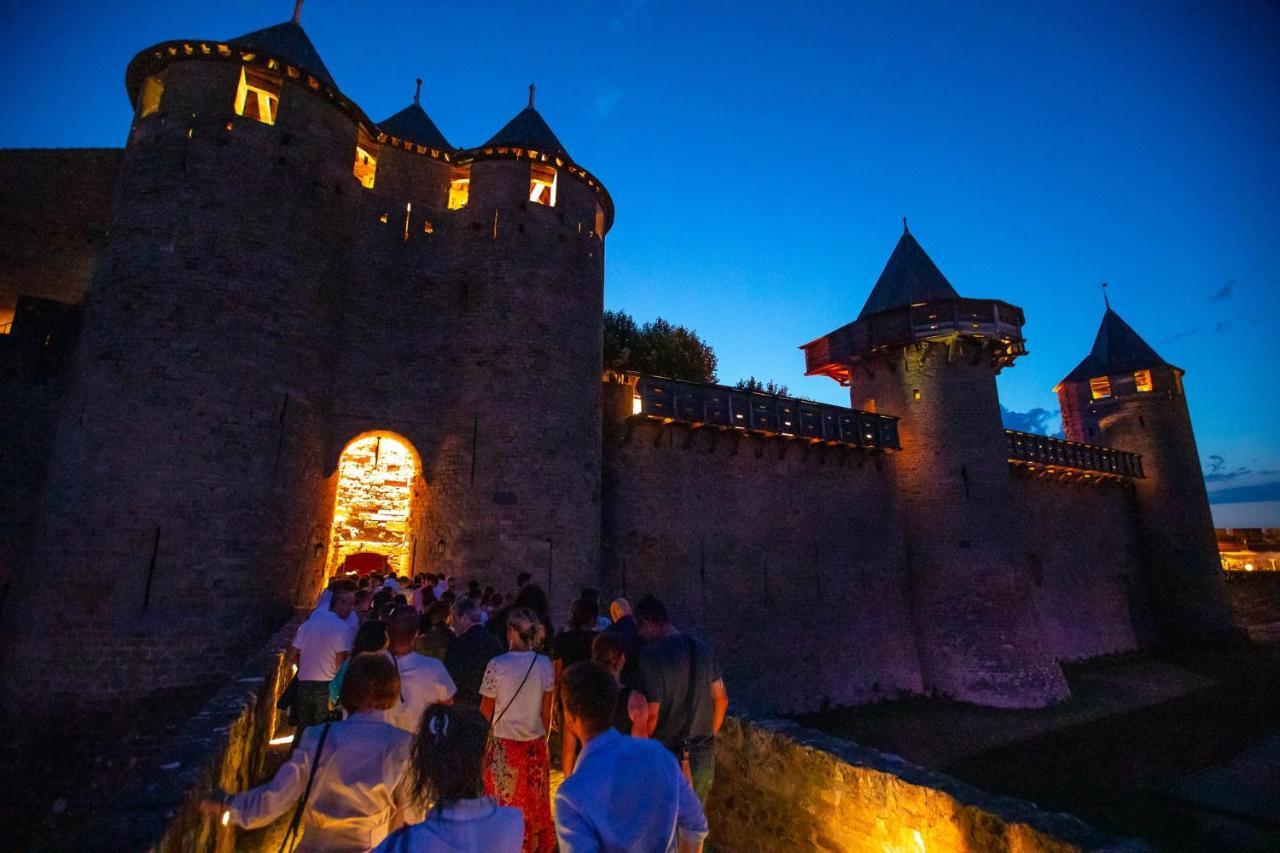 Tout Confort ! Calme, Climatisation, Parking Gratuit, Grande Terrasse, Ascenseur, Wifi Carcassonne Dış mekan fotoğraf