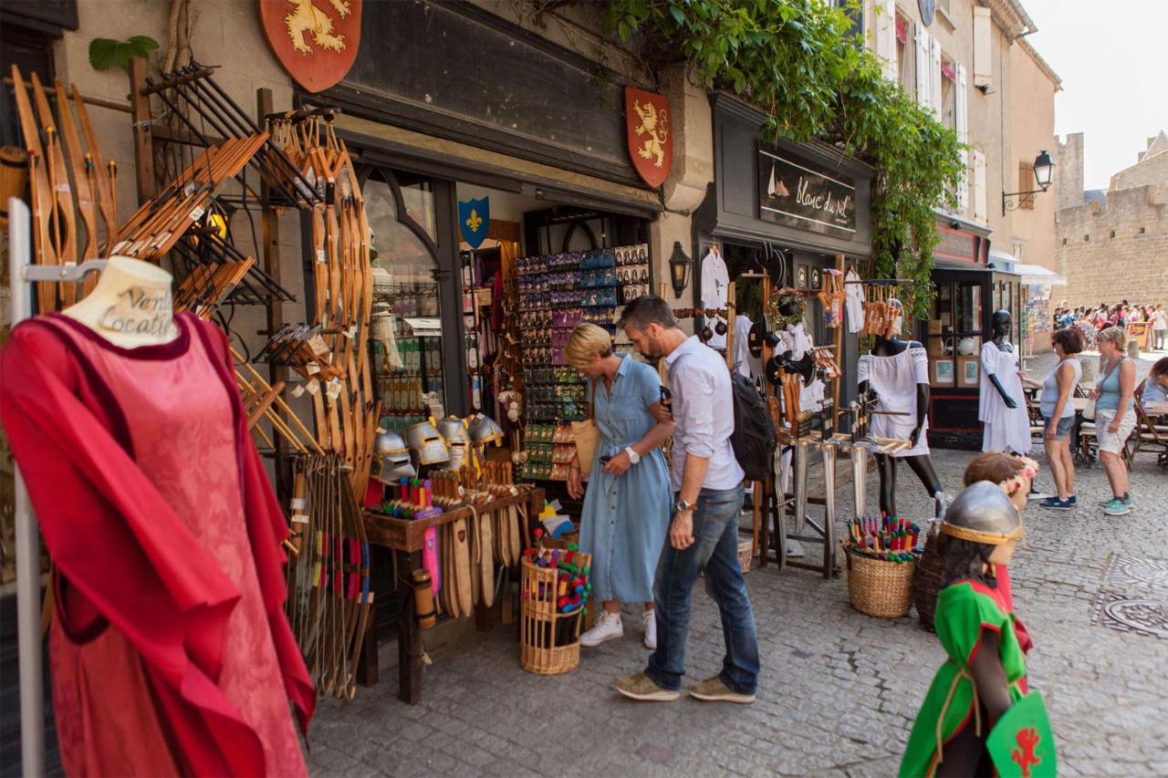 Tout Confort ! Calme, Climatisation, Parking Gratuit, Grande Terrasse, Ascenseur, Wifi Carcassonne Dış mekan fotoğraf