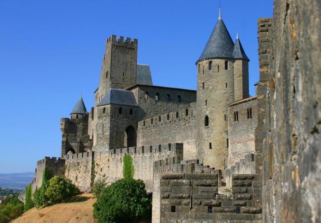 Tout Confort ! Calme, Climatisation, Parking Gratuit, Grande Terrasse, Ascenseur, Wifi Carcassonne Dış mekan fotoğraf