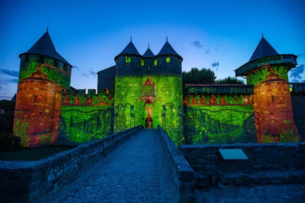 Tout Confort ! Calme, Climatisation, Parking Gratuit, Grande Terrasse, Ascenseur, Wifi Carcassonne Dış mekan fotoğraf