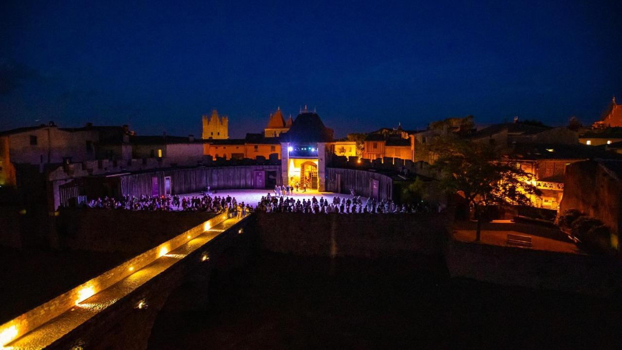 Tout Confort ! Calme, Climatisation, Parking Gratuit, Grande Terrasse, Ascenseur, Wifi Carcassonne Dış mekan fotoğraf